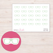 DDZ-7192 planner sticker sheet with enlarged sticker detail