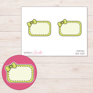 DDZ-7220 planner sticker sheet with enlarged sticker detail