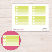 DDZ-7264 planner sticker sheet with enlarged sticker detail