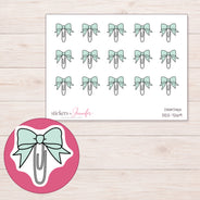 DDZ-7269 planner sticker sheet with enlarged sticker detail