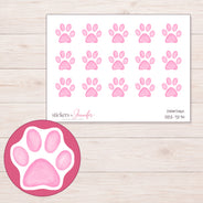 DDZ-7274 planner sticker sheet with enlarged sticker detail