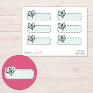 DDZ-7338 planner sticker sheet with enlarged sticker detail