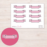 DDZ-7416 planner sticker sheet with enlarged sticker detail