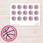 DDZ-7420 planner sticker sheet with enlarged sticker detail