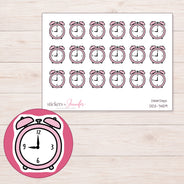 DDZ-7459 planner sticker sheet with enlarged sticker detail