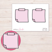 DDZ-7505 planner sticker sheet with enlarged sticker detail