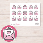 DDZ-7547 planner sticker sheet with enlarged sticker detail