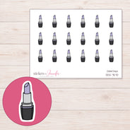 DDZ-7570 planner sticker sheet with enlarged sticker detail