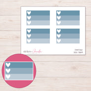 DDZ-7589 planner sticker sheet with enlarged sticker detail