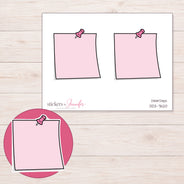 DDZ-7620 planner sticker sheet with enlarged sticker detail