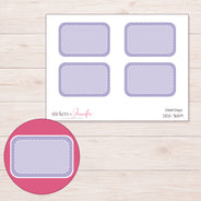 DDZ-7659 planner sticker sheet with enlarged sticker detail