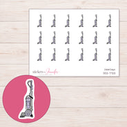 DDZ-7725 planner sticker sheet with enlarged sticker detail