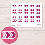 DDZ-7730 planner sticker sheet with enlarged sticker detail