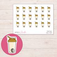 DDZ-7759 planner sticker sheet with enlarged sticker detail