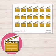 DDZ-7780 planner sticker sheet with enlarged sticker detail