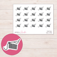 DDZ-7793 planner sticker sheet with enlarged sticker detail
