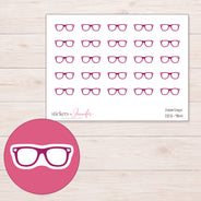 DDZ-7841 planner sticker sheet with enlarged sticker detail