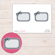 DDZ-7869 planner sticker sheet with enlarged sticker detail