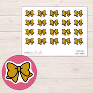 DDZ-7883 planner sticker sheet with enlarged sticker detail