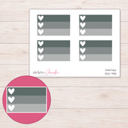DDZ-7913 planner sticker sheet with enlarged sticker detail