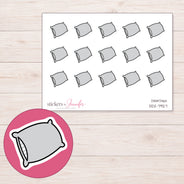 DDZ-7927 planner sticker sheet with enlarged sticker detail