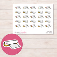DDZ-7942 planner sticker sheet with enlarged sticker detail