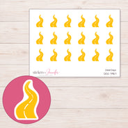DDZ-7957 planner sticker sheet with enlarged sticker detail