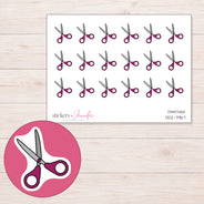 DDZ-7967 planner sticker sheet with enlarged sticker detail