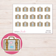 DDZ-7994 planner sticker sheet with enlarged sticker detail