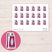 DDZ-8013 planner sticker sheet with enlarged sticker detail