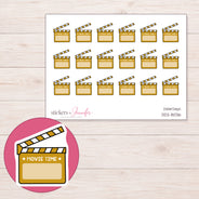 DDZ-8036 planner sticker sheet with enlarged sticker detail