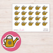 DDZ-8050 planner sticker sheet with enlarged sticker detail