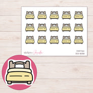 DDZ-8058 planner sticker sheet with enlarged sticker detail