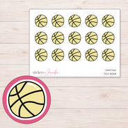 DDZ-8068 planner sticker sheet with enlarged sticker detail