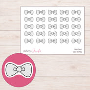 DDZ-8085 planner sticker sheet with enlarged sticker detail
