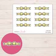 DDZ-8086 planner sticker sheet with enlarged sticker detail
