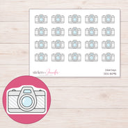 DDZ-8095 planner sticker sheet with enlarged sticker detail