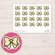 DDZ-8207 planner sticker sheet with enlarged sticker detail