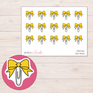 DDZ-8242 planner sticker sheet with enlarged sticker detail