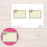 DDZ-8263 planner sticker sheet with enlarged sticker detail