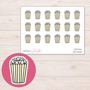 DDZ-8265 planner sticker sheet with enlarged sticker detail
