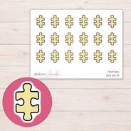 DDZ-8273 planner sticker sheet with enlarged sticker detail