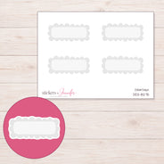 DDZ-8275 planner sticker sheet with enlarged sticker detail