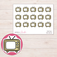 DDZ-8276 planner sticker sheet with enlarged sticker detail