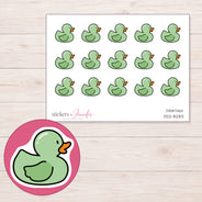 DDZ-8283 planner sticker sheet with enlarged sticker detail