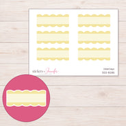DDZ-8285 planner sticker sheet with enlarged sticker detail