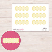 DDZ-8286 planner sticker sheet with enlarged sticker detail