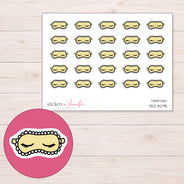 DDZ-8295 planner sticker sheet with enlarged sticker detail
