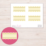 DDZ-8317 planner sticker sheet with enlarged sticker detail