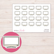 DDZ-8324 planner sticker sheet with enlarged sticker detail